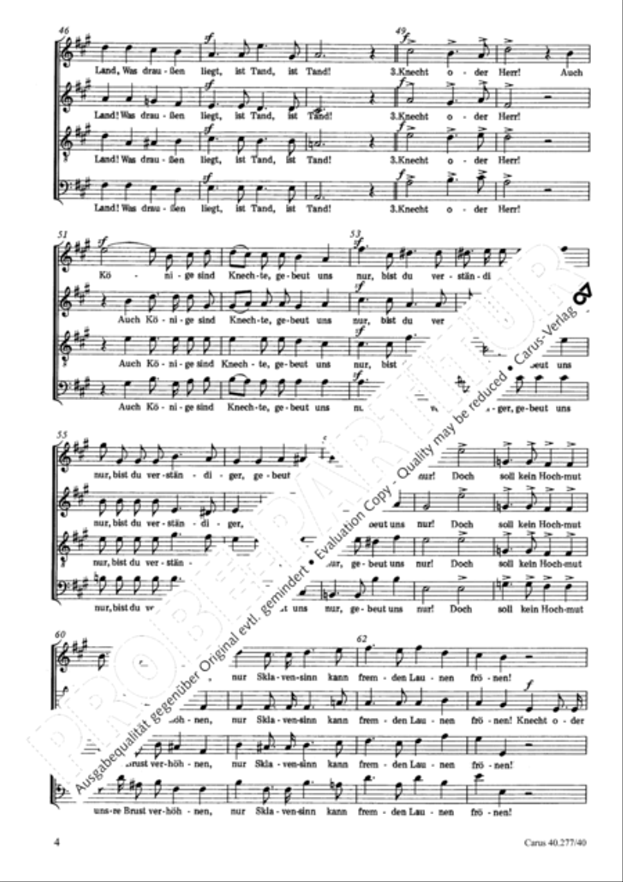 Nord oder Sud 4-Part scores gallery preview page 5