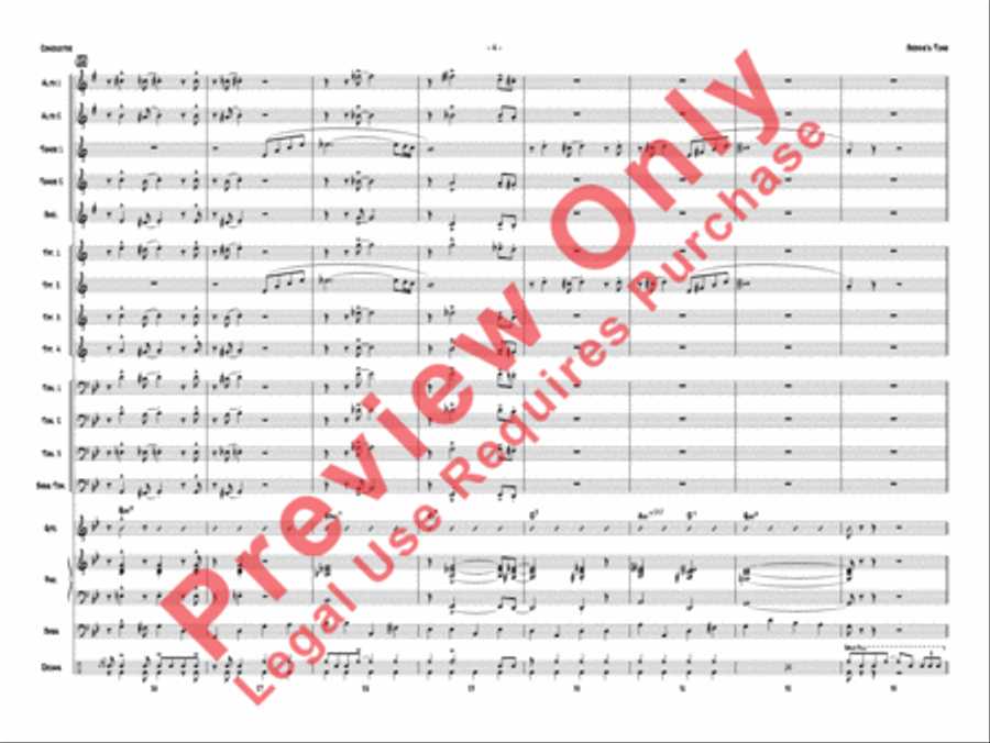 Bernie's Tune Jazz Ensemble scores gallery preview page 7