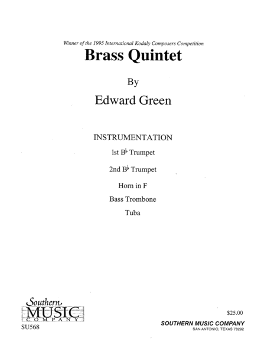 Brass Quintet Brass Quintet Brass Quintet scores gallery preview page 1