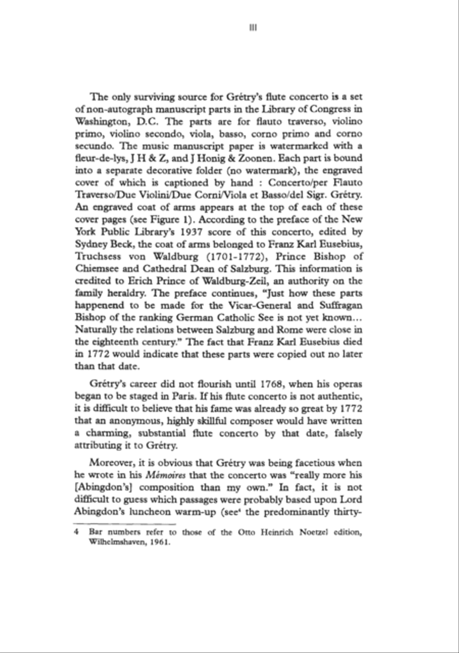 Concerto for flute and orchestra in C major Chamber Orchestra scores gallery preview page 5