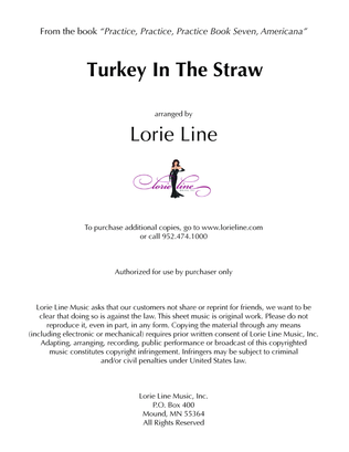 Book cover for Turkey In The Straw