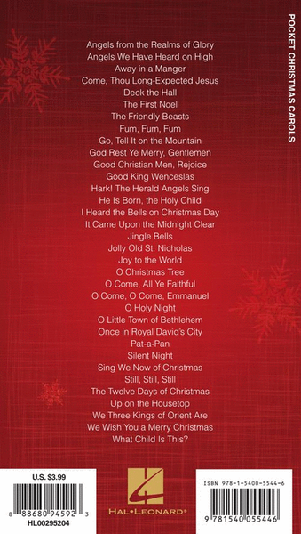 Pocket Christmas Carols