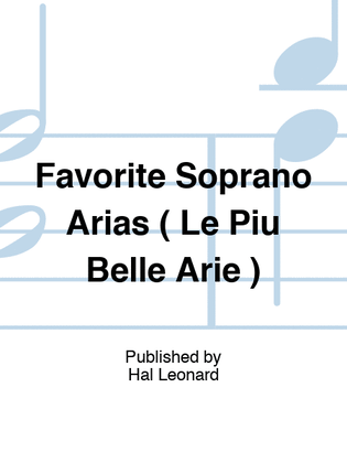 Book cover for Verdi - Favorite Soprano Arias ( Le Piu Belle Arie )