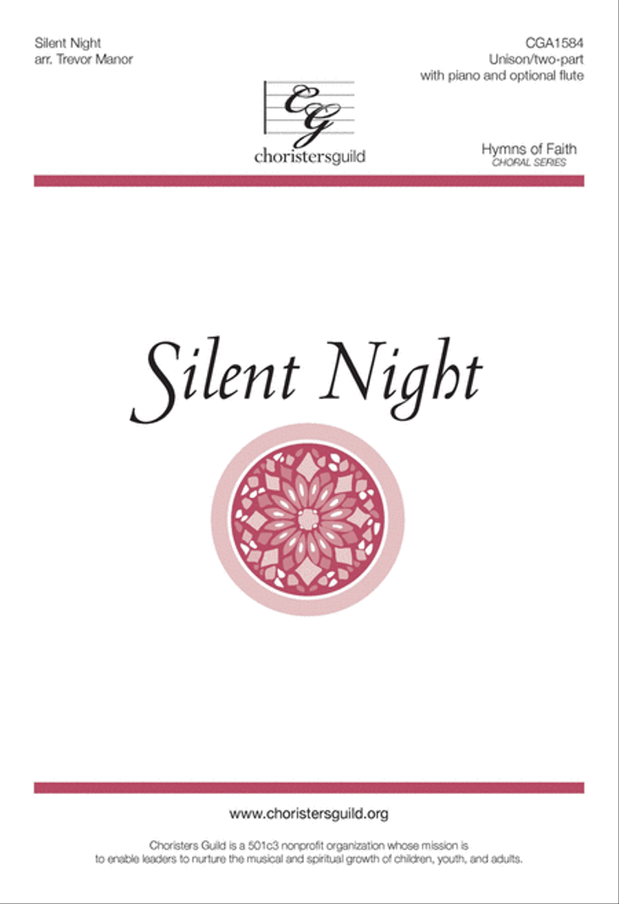 Silent Night (Unison/Two-part) Unison Choir scores gallery preview page 1