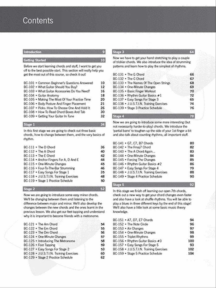 JustinGuitar Beginner's Course Guitar Tablature scores gallery preview page 2
