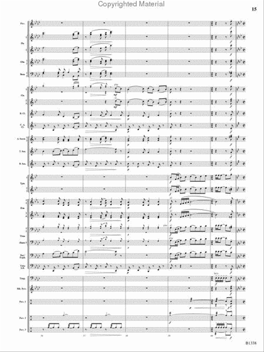 Rock Springs Saga Rock Springs Saga Concert Band scores gallery preview page 13
