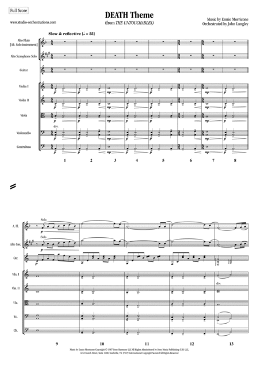 Death Theme Chamber Music scores gallery preview page 2