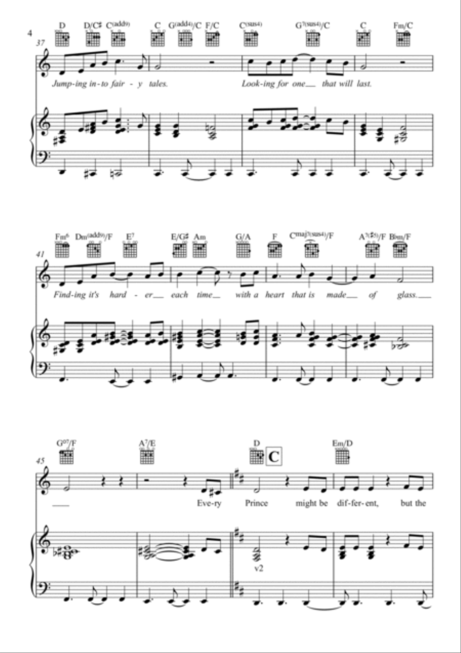 Fairy Tale Piano, Vocal, Guitar scores gallery preview page 4
