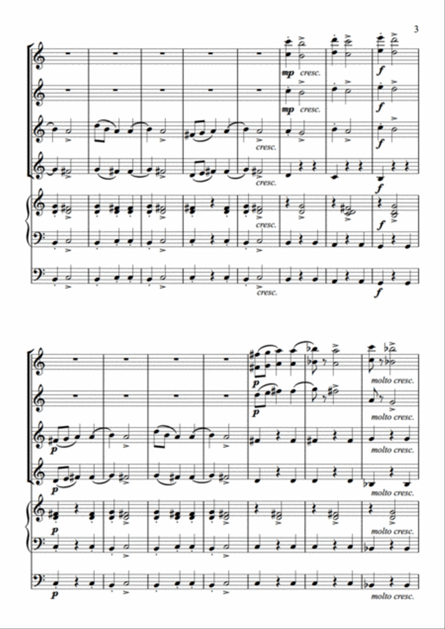 Slavonic Dance No. 1 Set of Parts scores gallery preview page 5