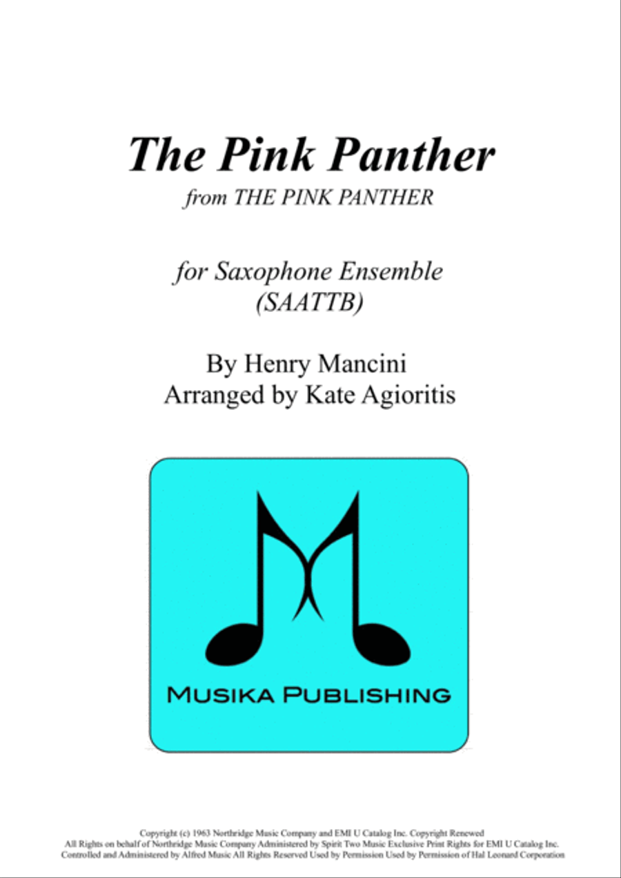 The Pink Panther from THE PINK PANTHER Woodwind Ensemble scores gallery preview page 1