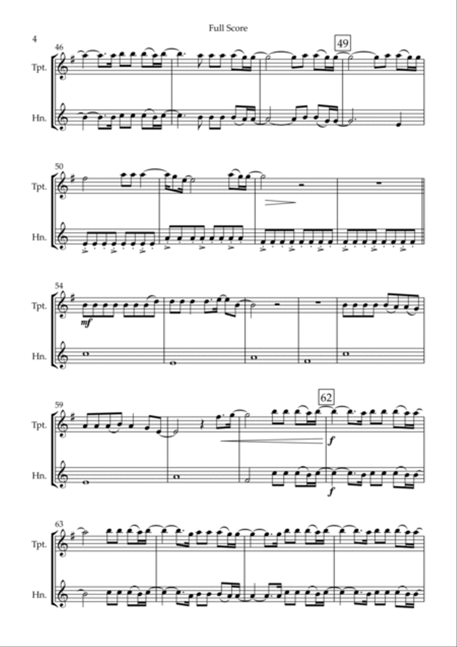 You Say Brass Duet scores gallery preview page 4