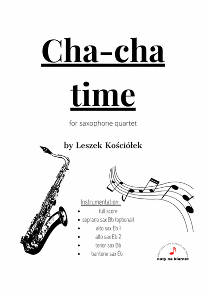 Cha-cha time (for saxophone quartet) image number null