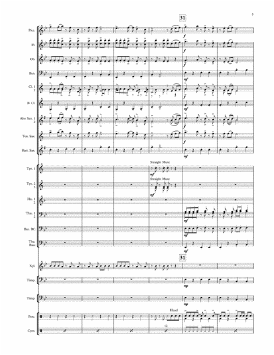Jubilation Jubilation Concert Band scores gallery preview page 6