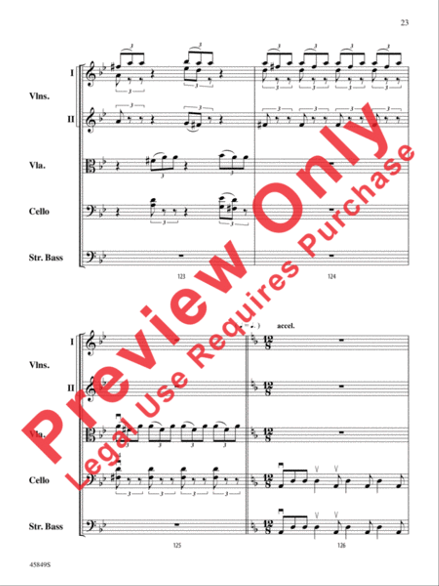 American Salute String Orchestra scores gallery preview page 23