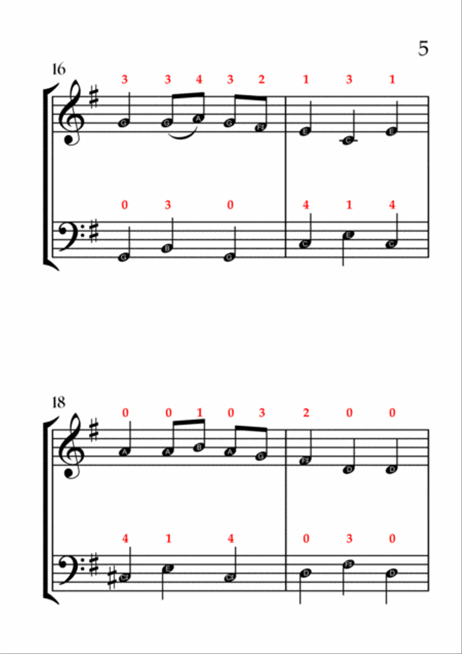 We Wish You a Merry Christmas (VIOLIN AND CELLO - EASY LEVEL) String Duet scores gallery preview page 6