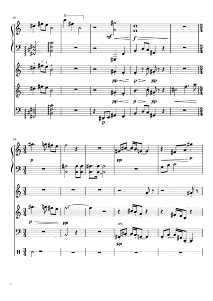 Pièce Small Ensemble scores gallery preview page 4