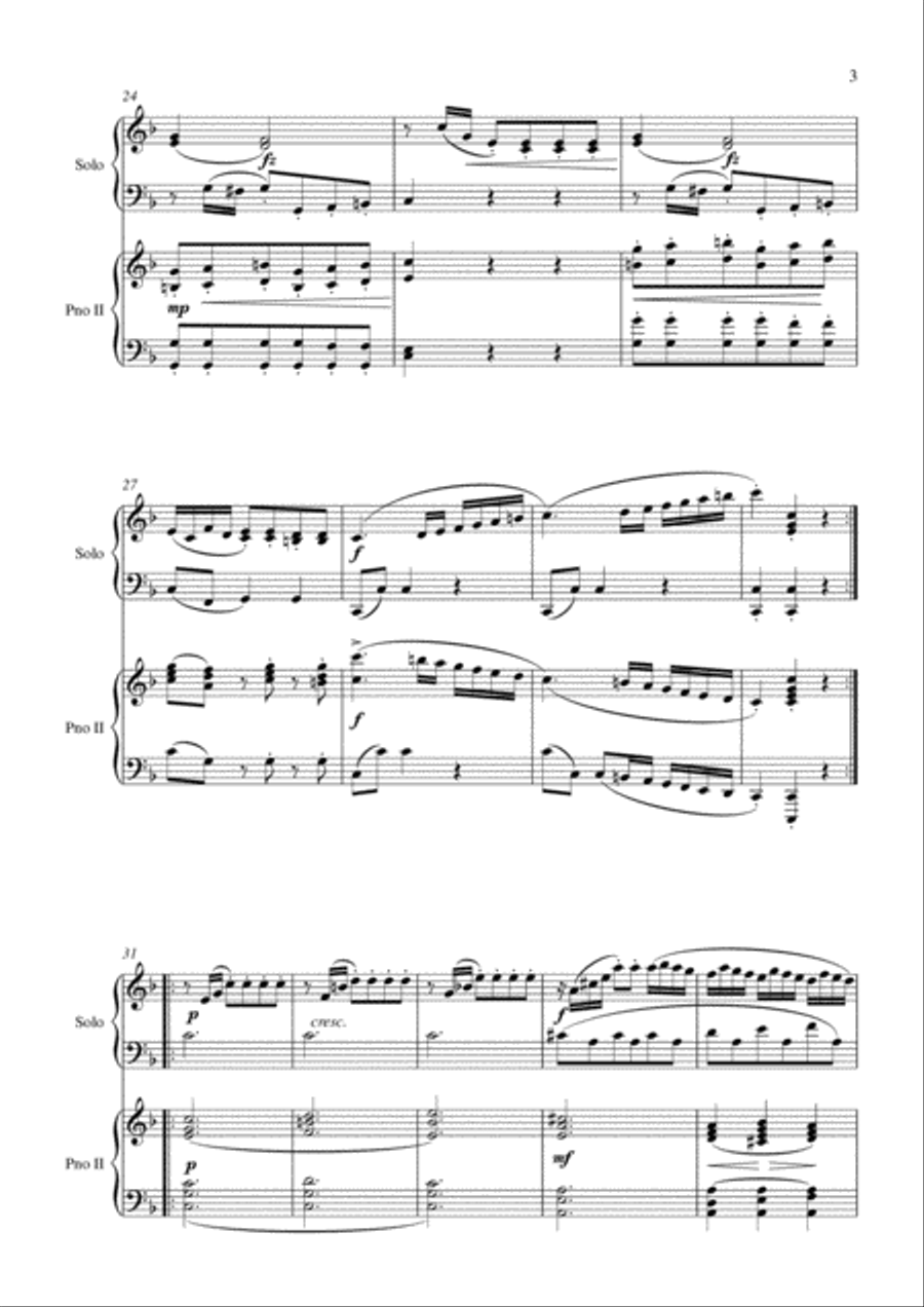Muzio Clementi Sonatine Op. 36 No. 4 First Movement for 2 Pianos 2 Pianos, 4-Hands scores gallery preview page 4