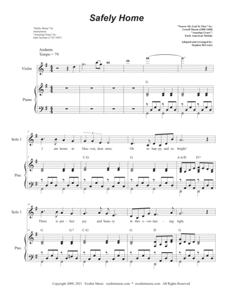 Safely Home (Solos and SATB) image number null