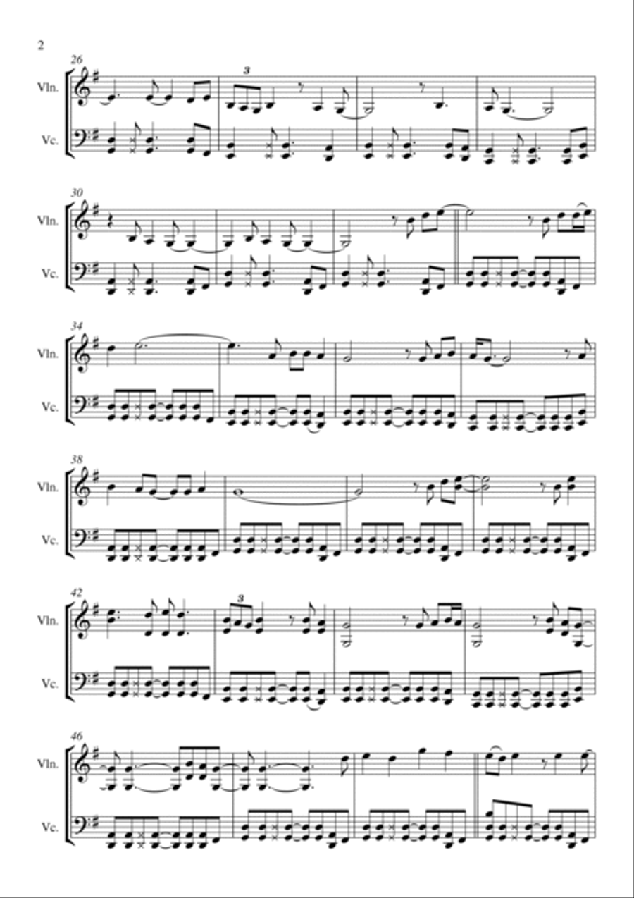 Stand By Me Stand By Me String Duet scores gallery preview page 3