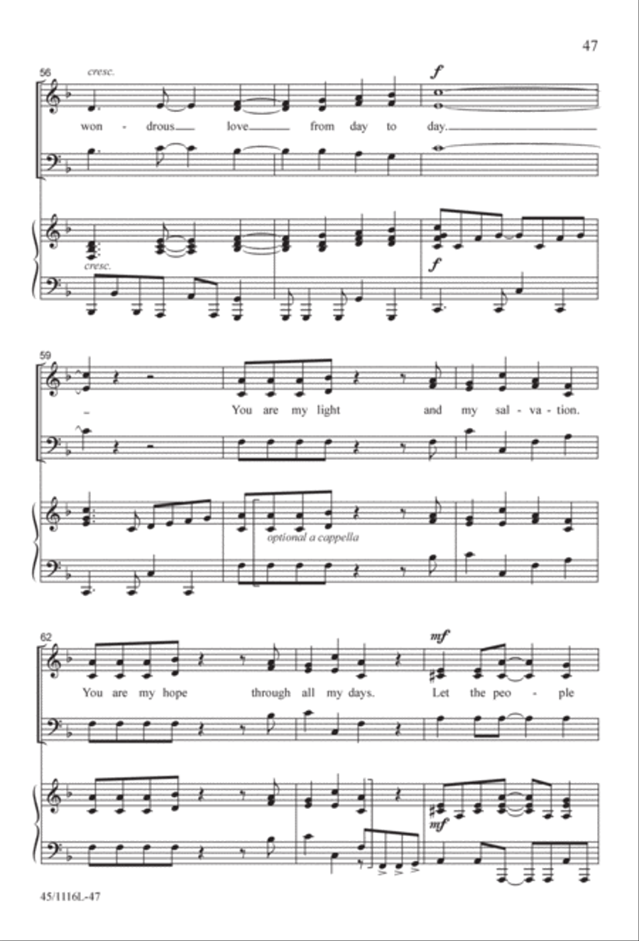 12 Anthems for about 12 Singers 3-Part scores gallery preview page 47
