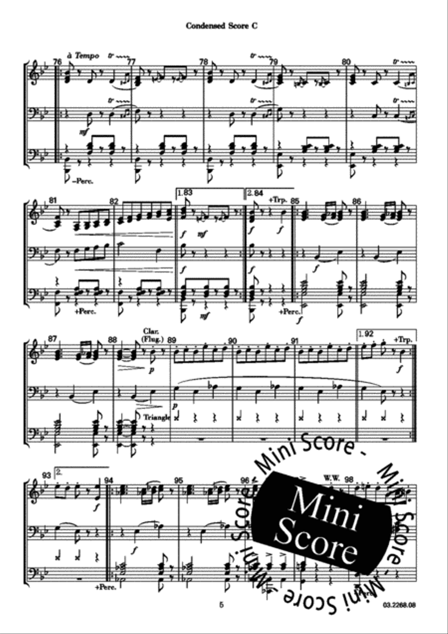 Giselle Fanfare Band scores gallery preview page 41