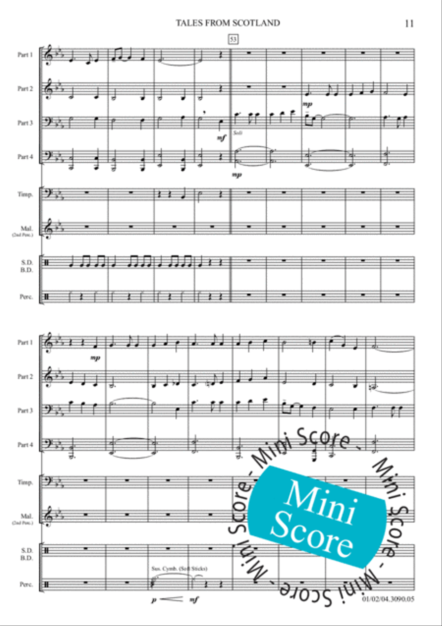 Tales from Scotland Brass Ensemble scores gallery preview page 15