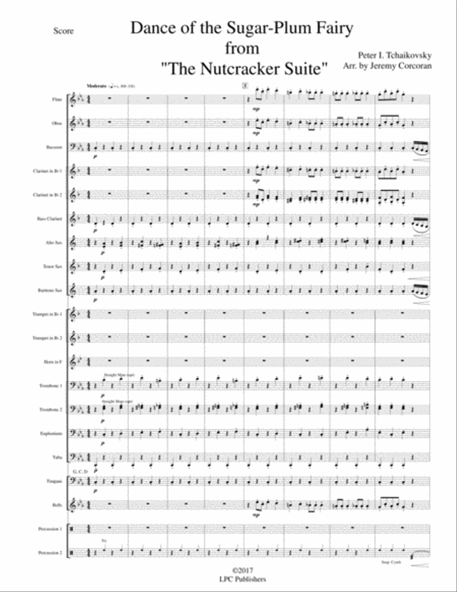 Dance of the Sugar-Plum Fairy for Concert Band Concert Band scores gallery preview page 2