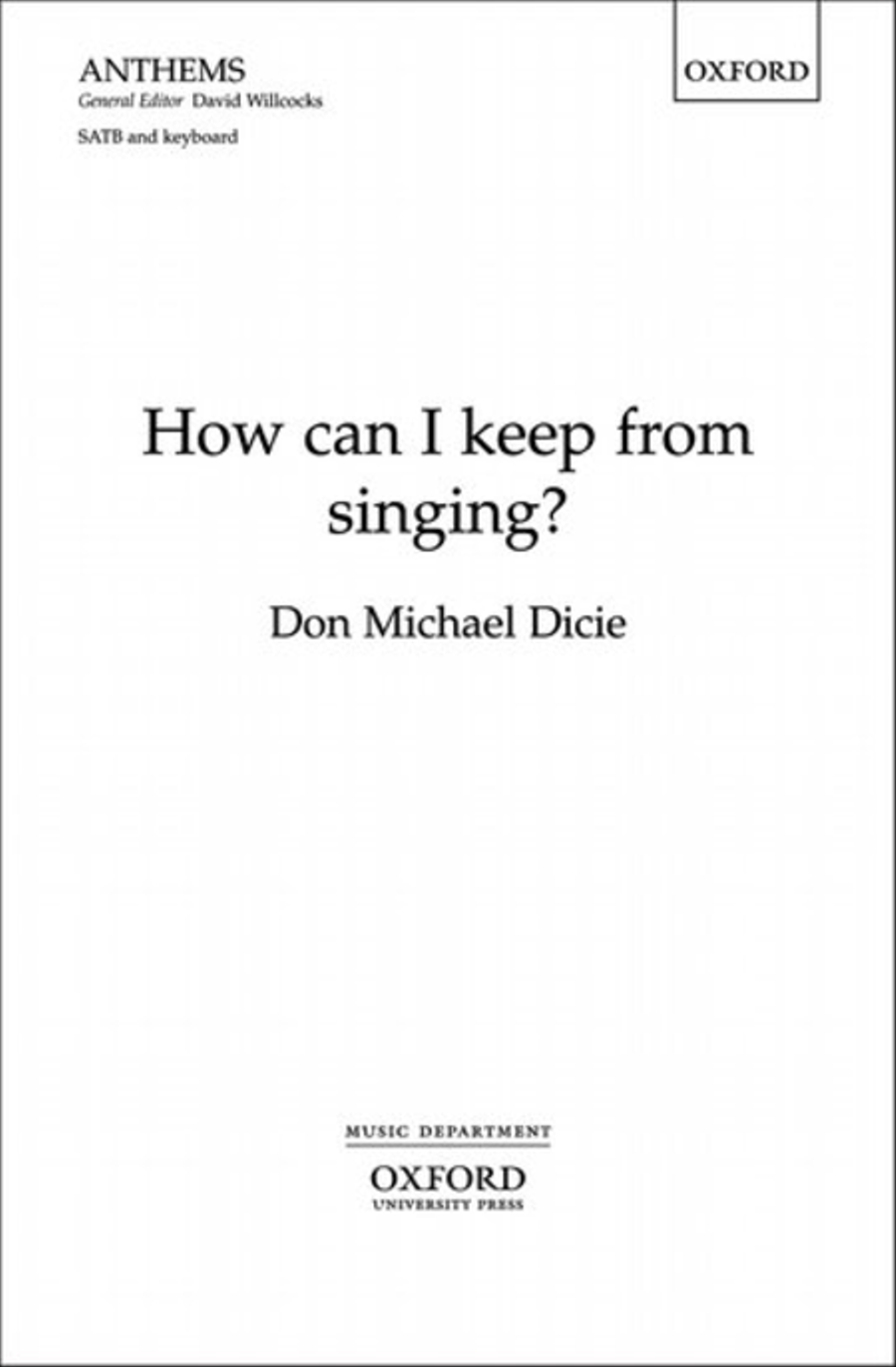 How can I keep from singing? 4-Part scores gallery preview page 1