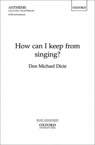 How can I keep from singing? image number null
