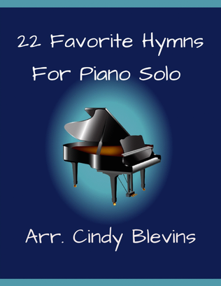 Book cover for 22 Favorite Hymns for Piano Solo