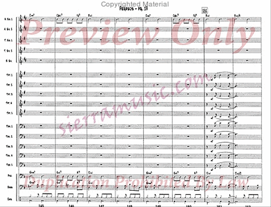 Pegasus Pegasus Jazz Ensemble scores gallery preview page 20
