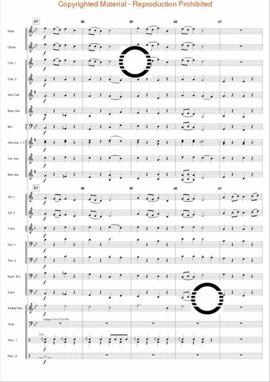Armada of Freedom Armada of Freedom Concert Band scores gallery preview page 13