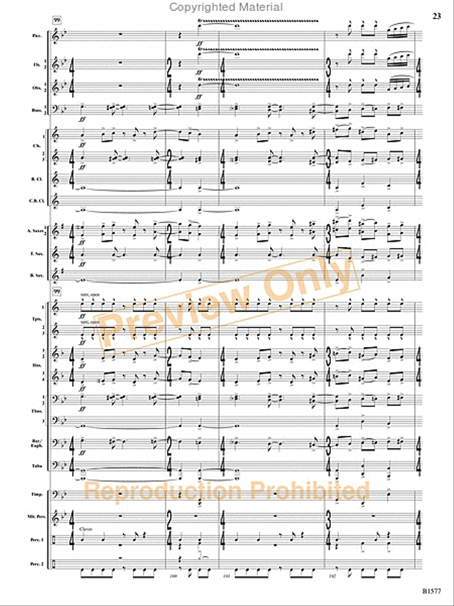 Evocatio Evocatio Concert Band scores gallery preview page 24