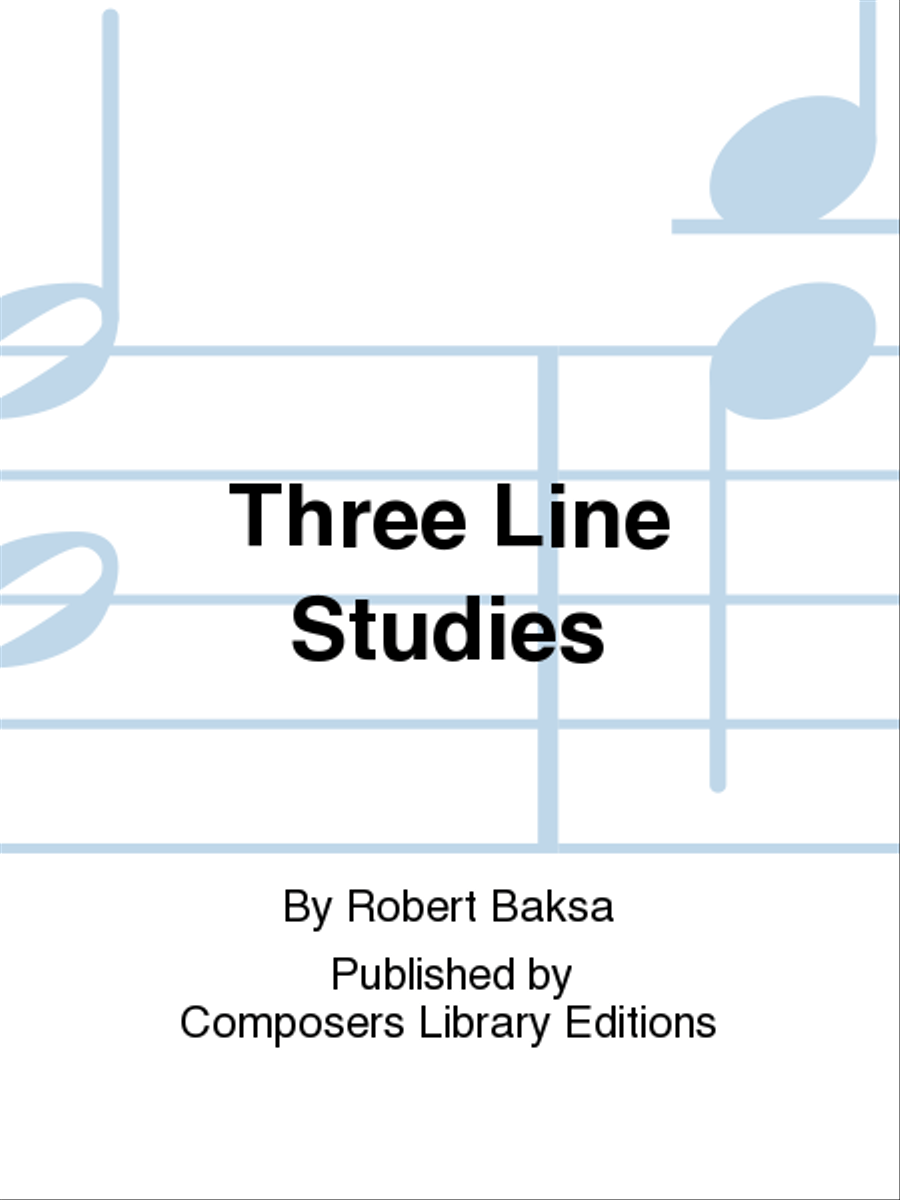 Three Line Studies Chamber Music scores gallery preview page 1