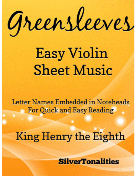 Greensleeves Easy Violin Sheet Music