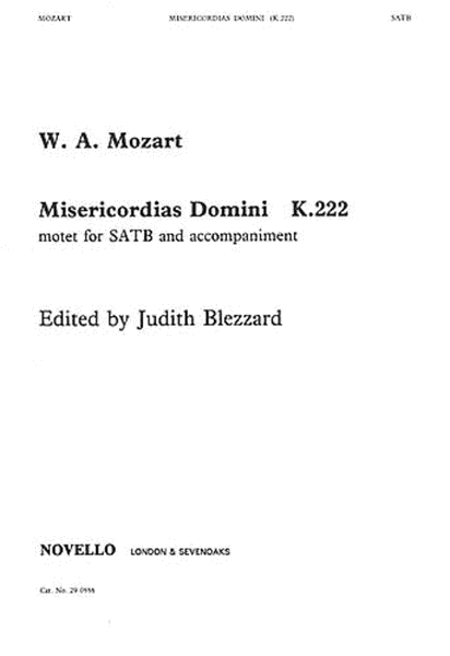 Misericordias Domini K.222