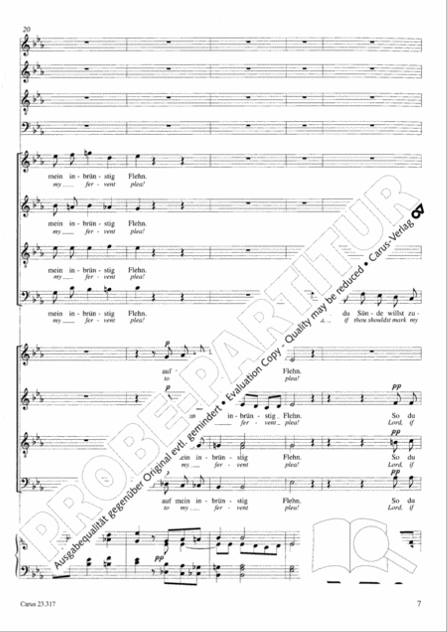 Psalm 130 4-Part scores gallery preview page 8