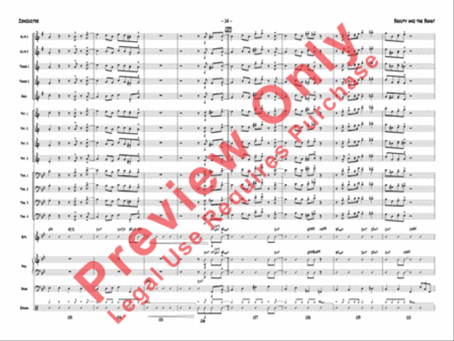 Beauty and the Beast Beauty and the Beast Jazz Ensemble scores gallery preview page 17
