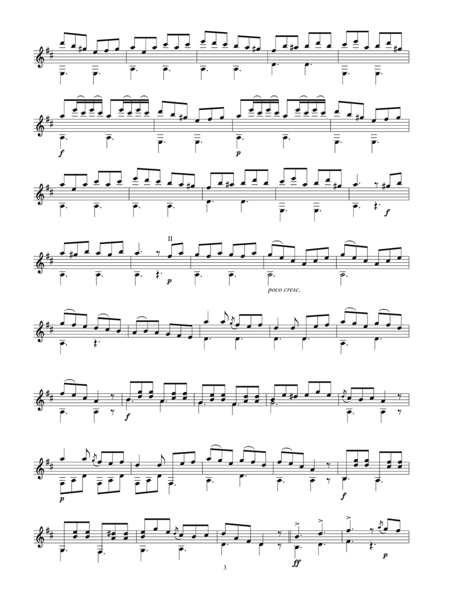 Sonata Op. 5 Sonata Op. 5 Acoustic Guitar scores gallery preview page 3