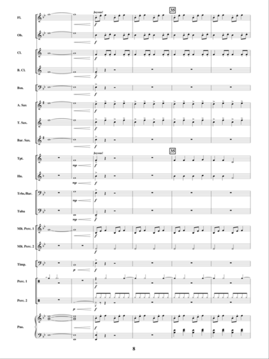 The King's Flourish Concert Band scores gallery preview page 7