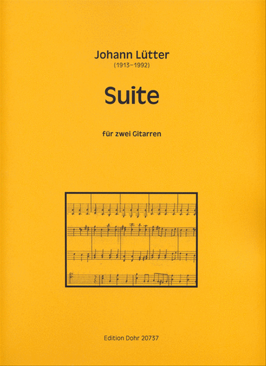 Suite für zwei Gitarren Acoustic Guitar scores gallery preview page 1