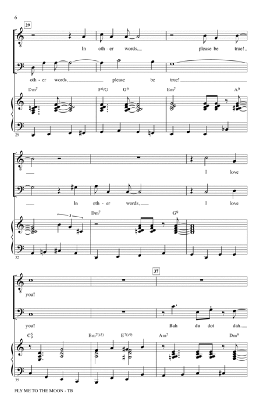 Fly Me To The Moon (In Other Words) (arr. Roger Emerson) TB scores gallery preview page 4