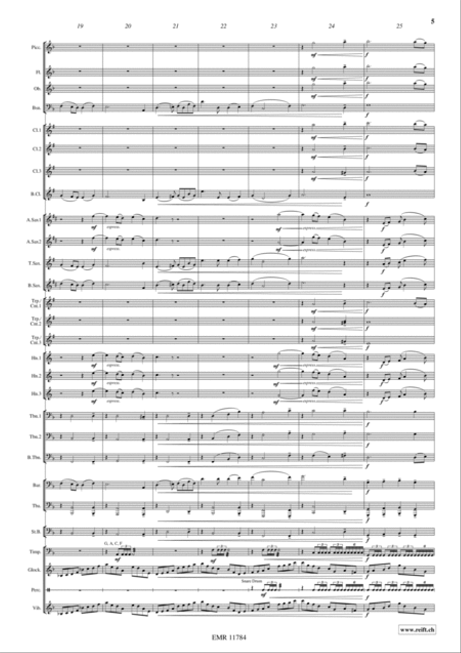Imaginary Worlds Concert Band scores gallery preview page 6