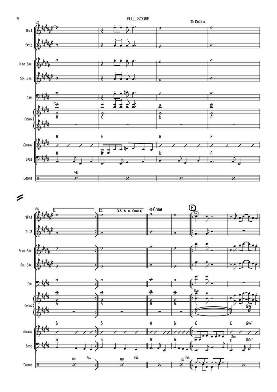 Walk Of Life Large Ensemble scores gallery preview page 6