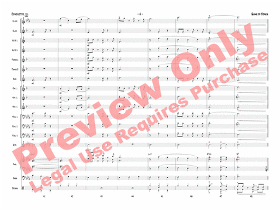 Game of Bones Game of Bones Jazz Ensemble scores gallery preview page 9