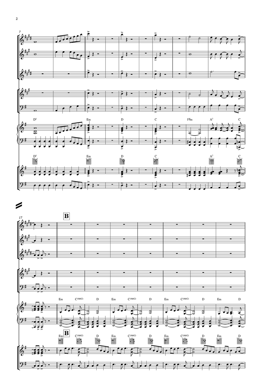 Welcome To The Rock Concert Band scores gallery preview page 2