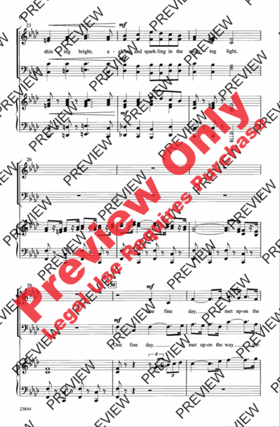 March of the Kings March of the Kings 4-Part scores gallery preview page 5