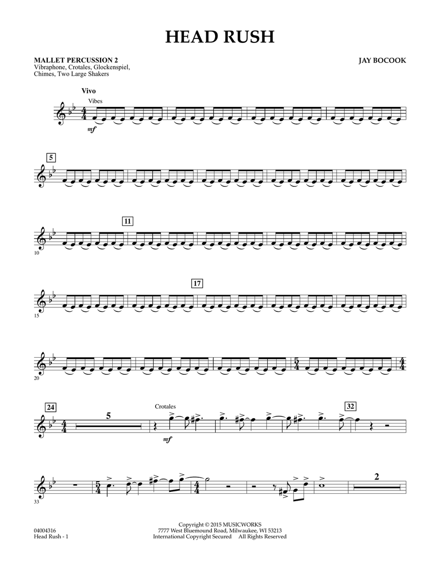 Head Rush - Mallet Percussion 2