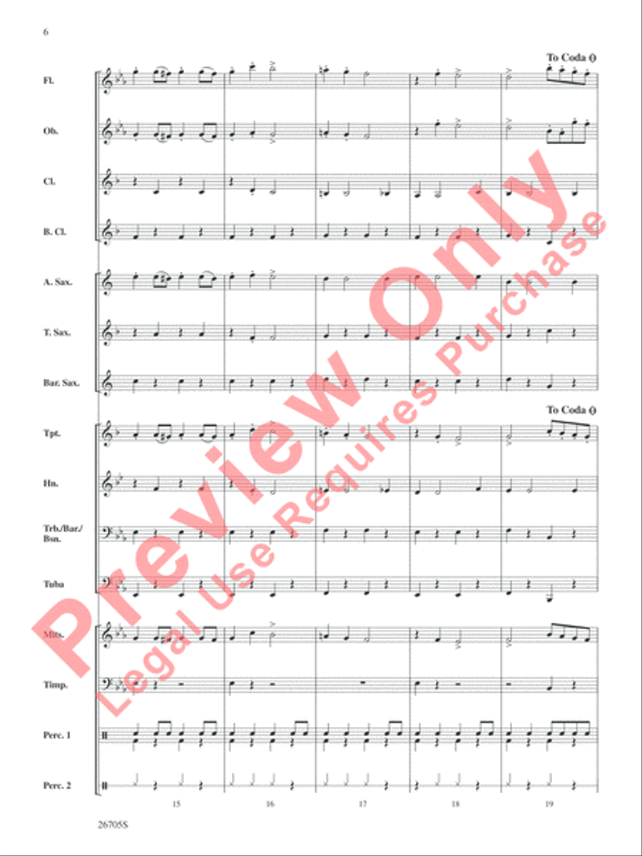 Radetzky March: A Concert in Vienna Concert Band scores gallery preview page 7