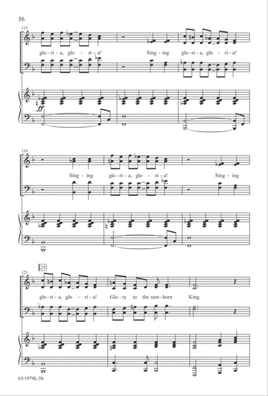 A Great and Mighty Wonder 4-Part scores gallery preview page 57